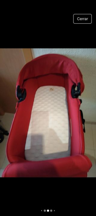 Capazo Portabebé Ergonómico Jane Micro Rojo