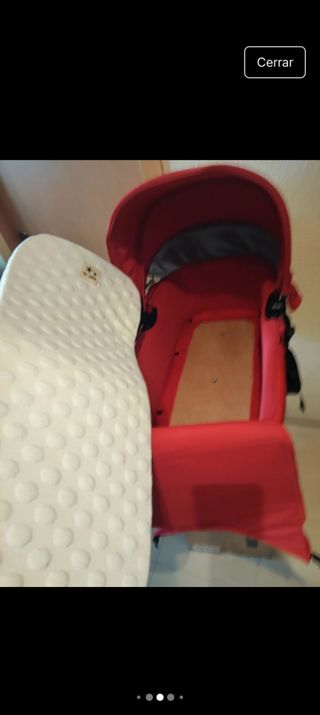 Capazo Portabebé Ergonómico Jane Micro Rojo
