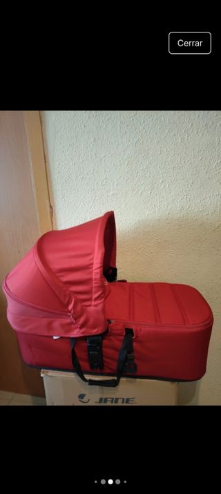 Capazo Portabebé Ergonómico Jane Micro Rojo