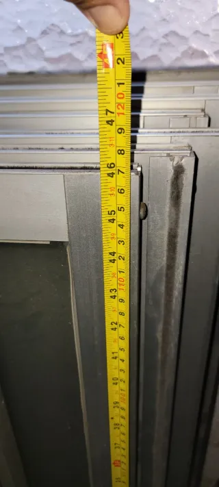 5 pares  (10pzs)  Puertas ventana aluminio correde