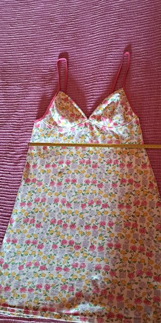 Camisón Little Kiss - Rosa y Blanco