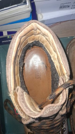 Scarpe uomo anfibio beige-marroni