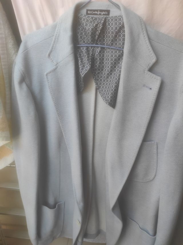 Americana azul claro