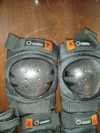 Protectores Oxelo niño: rodilleras, coderas, muñeq