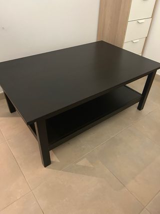 Mesa centro IKEA negra