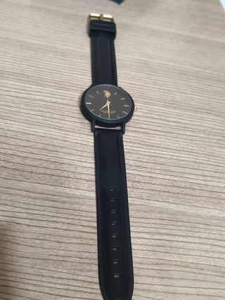 Reloj U.S. Polo Assn. Negro/Dorado