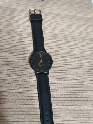 Reloj U.S. Polo Assn. Negro/Dorado