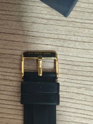 Reloj U.S. Polo Assn. Negro/Dorado