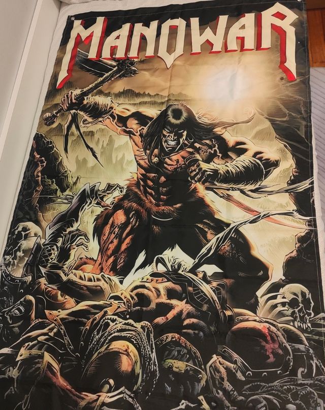 Bandera Manowar 90x150cm - Nueva
