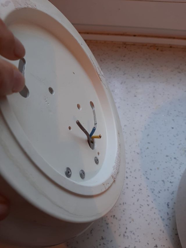 3 Plafones Vintage: Cristal, Metal, Plástico