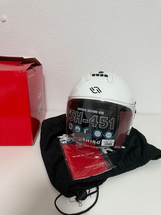Casco Shiro SH-451 blanco