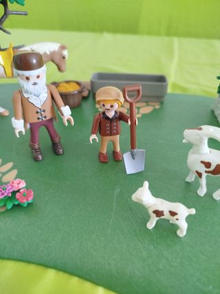Playmobil: Abuelo Heidi y niño