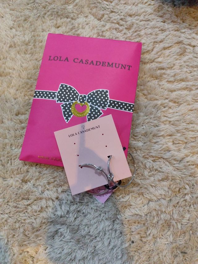 Pendientes Plata Lola Casademunt nuevos