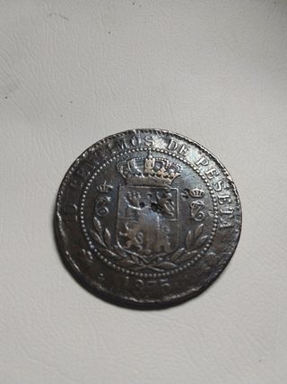 10 Céntimos 1875 Carlos VII