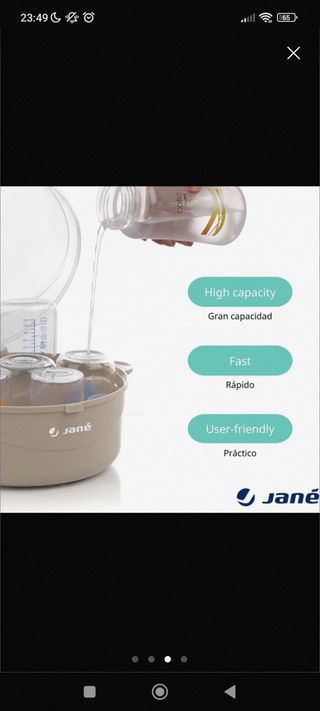 Esterilizador microondas Jane bebé