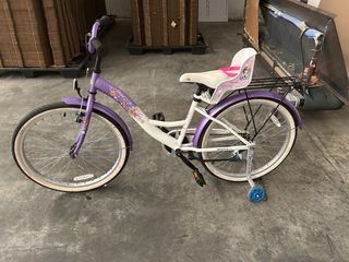 Bicicleta infantil morada