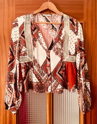 Blusa Stradivarius multicolor