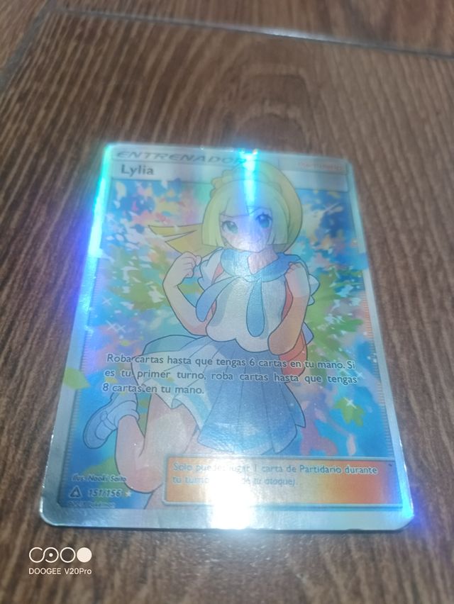 Carta Lylia Entrenadora Pokemon