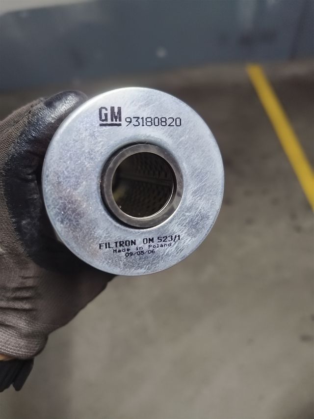 Filtro aceite Opel nuevo