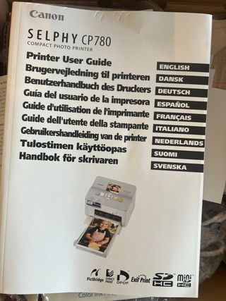 Canon Selphy CP780 - Impresora Rosa