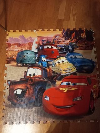 Alfombra puzzle Cars