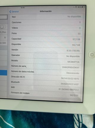 iPad 64GB - MC984TY/A Plata
