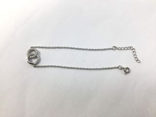 pulsera plata 925mm con piedra con circonita