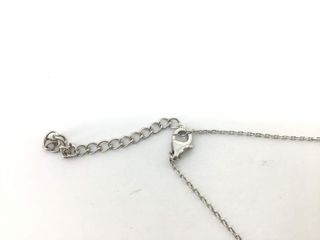 collar plata 925mm con piedra con circonita 19 5cm 