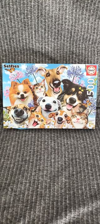 Puzzle Perros Selfies 500 piezas