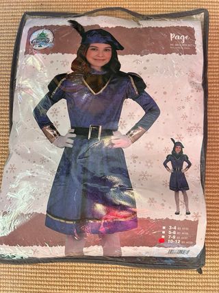 Disfraz de Paje Medieval niña 10-12