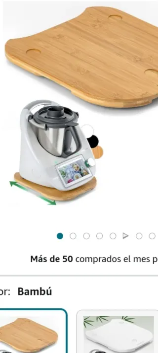 TABLA DESLIZANTE DE MADERA PARA  THERMOMIX 5 y TM6