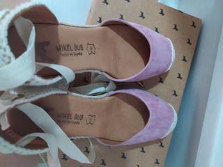 Sandalias cuña Mikel Bub - Lila