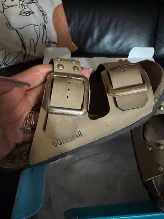 Sandali Goldstar 36 - sabbia e oro