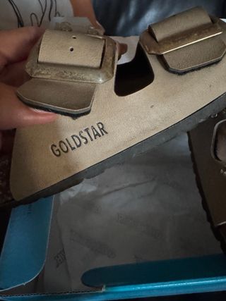 Sandali Goldstar 36 - sabbia e oro