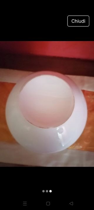 Vaso in porcellana bianco