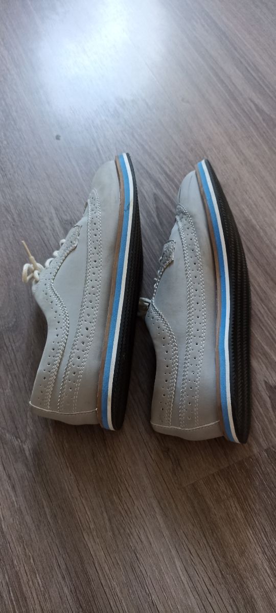 Zapatos niño vestir grises