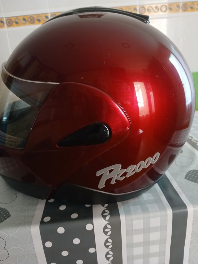 Casco moto Rojo PR2000