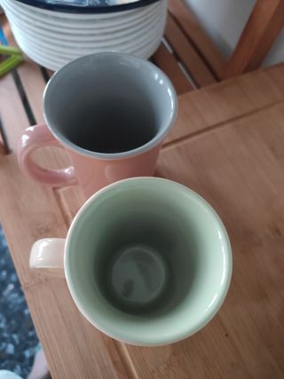 Juego 4 tazas | Porcelana