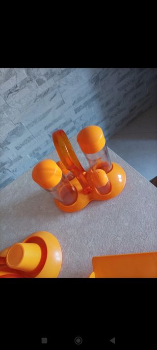 Set cucina arancio - plastica