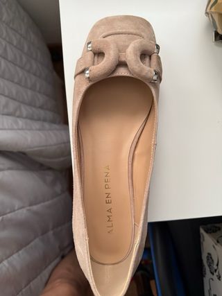 Alma en Pena - Manoletinas beige