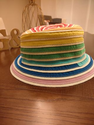 Gorro Papek Papel multicolor arcoiris