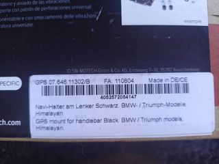 Soporte GPS SW-Motech BMW, Triumph, Himayalan