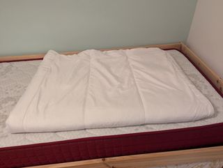 Edredón 90cm microfibra blanco