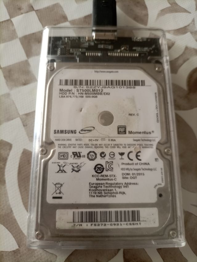 Hard Disk Esterno Samsung 500GB