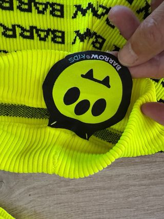 Completo Barrow neon giallo 3/4 anni