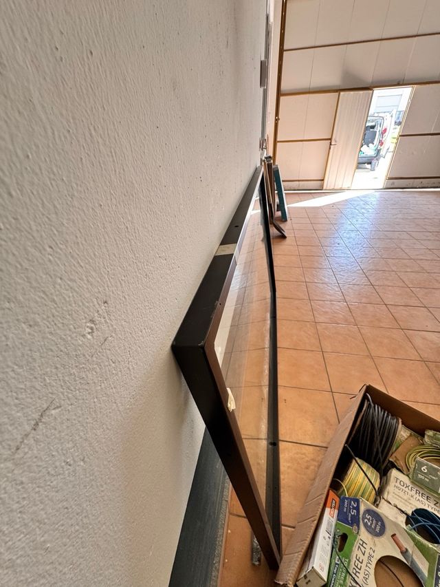 Ventana Fija Interior Negra Nueva