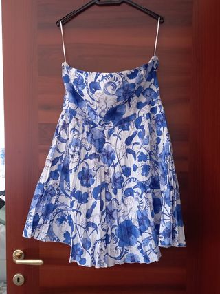 Abito estivo blu e bianco h&m mai indossato