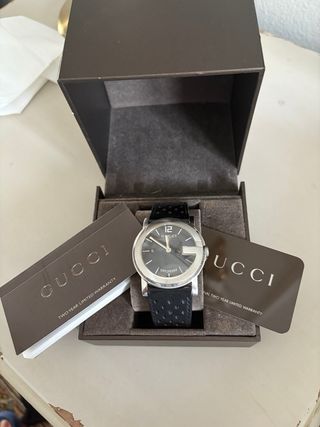 Reloj Gucci - Acero y Piel