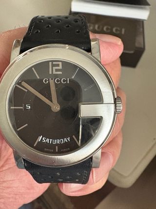 Reloj Gucci - Acero y Piel