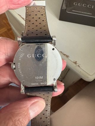 Reloj Gucci - Acero y Piel
